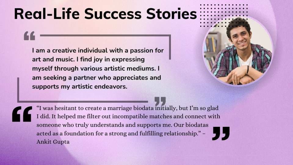 Marriage Biodata Format: Key Differences for Bride and Groom Profiles