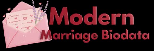 Modern Marriage Biodata Logo