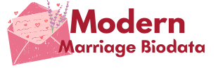 Modern marriage Biodata Logo